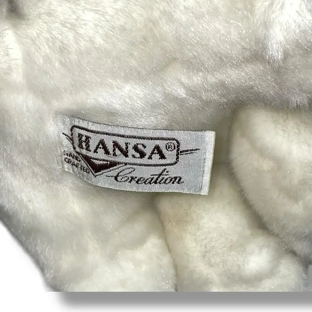 Hansa Creations Plush White Tiger Cub Lifelike Stuffed Animal Baby Cat 8